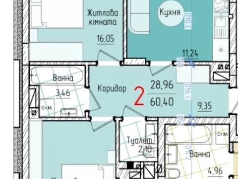 Квартира на вул. Романа Шухевича, 26 в Чернівцях, ID 237486, фото №8