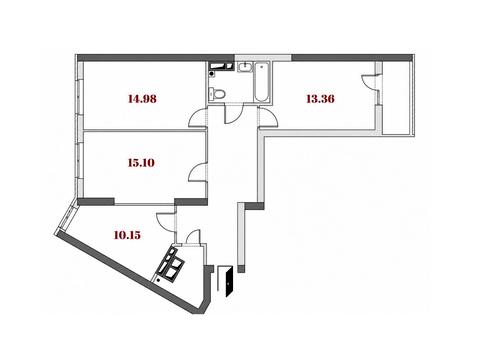 Квартира на вул. Новопольова, 2 в Києві, ID 210993, фото №11