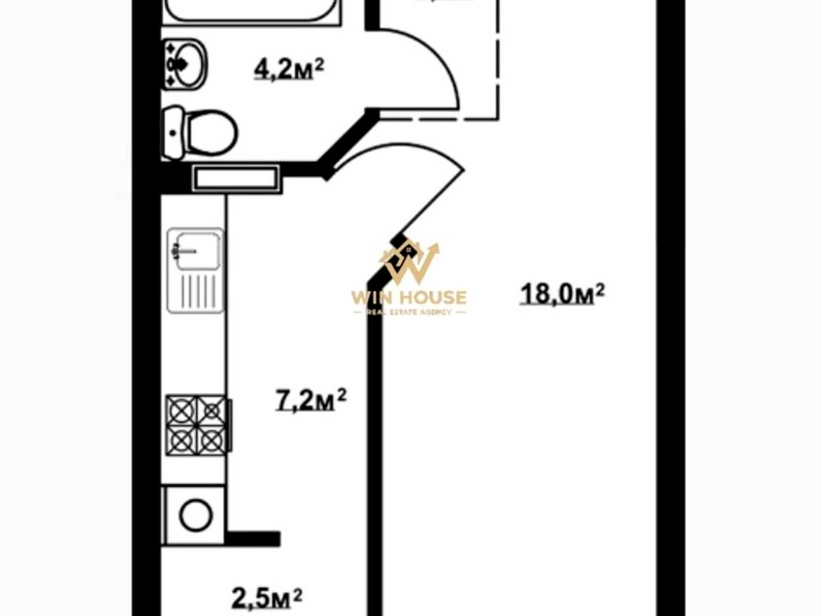 Квартира на вул. Богуславська, 4 в Києві, ID 309826, фото №22