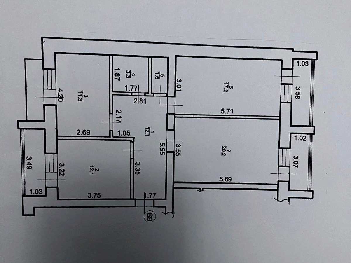 Квартира на вул. Вовчинецька, 2-А в Івано-Франківську, ID 309350, фото №12