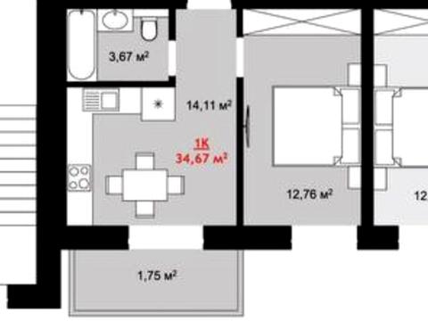 Квартира на вул. Дмитра Коцюбайла, 3 в Івано-Франківську, ID 213567, фото №1