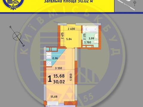 Квартира на шосе Харківське, 188 в Києві, ID 213935, фото №1