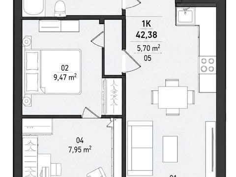Квартира на вул. Панаса Мирного, 4-А в Івано-Франківську, ID 214101, фото №3