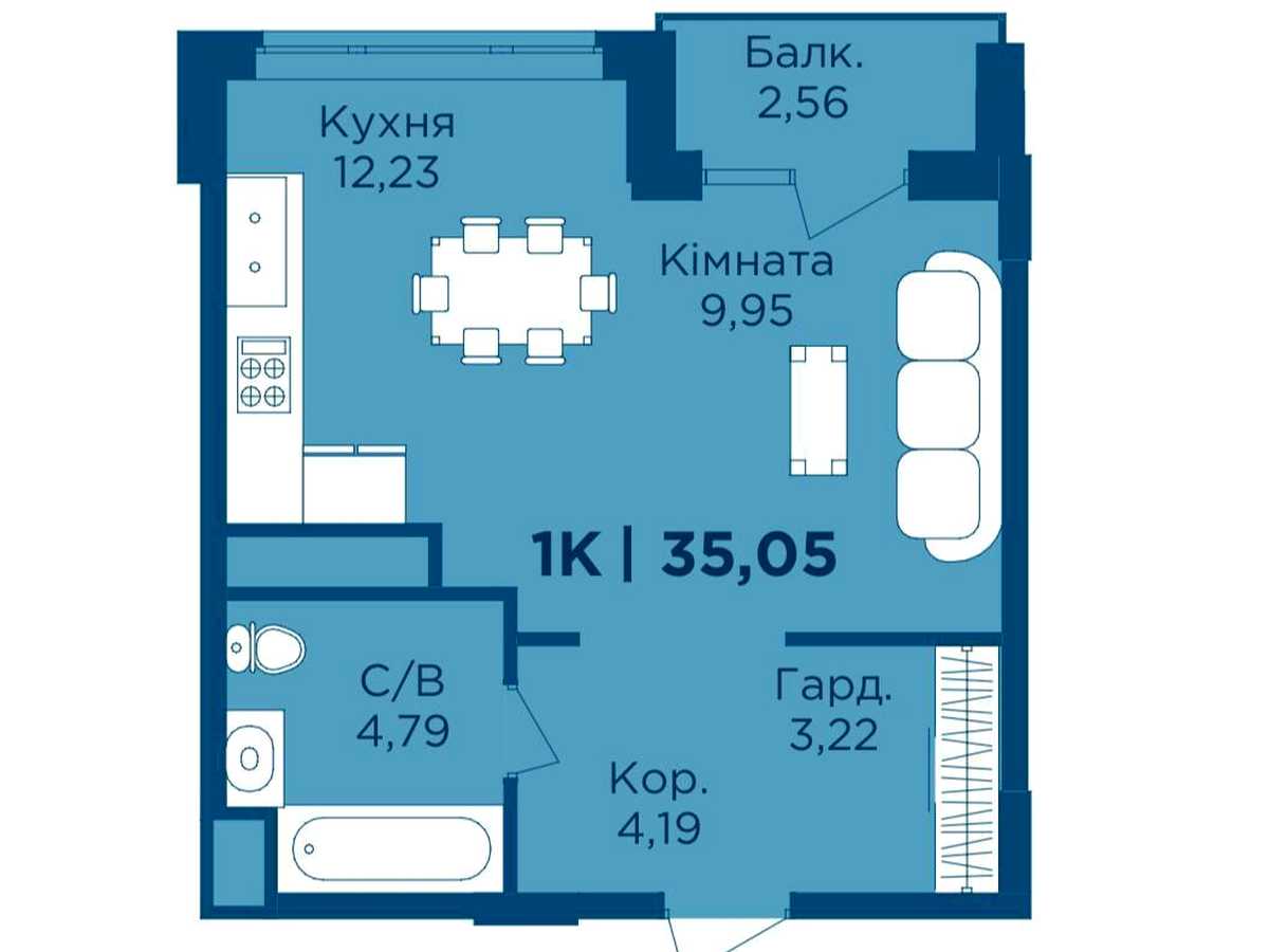 Квартира на вул. Бастіонна в Івано-Франківську, ID 309510, фото №4