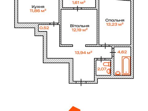 Квартира на шосе Столичне, 7 в Києві, ID 217826, фото №10