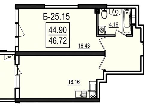Квартира на вул. Дача Ковалевського, 5 в Одесі, ID 216228, фото №12