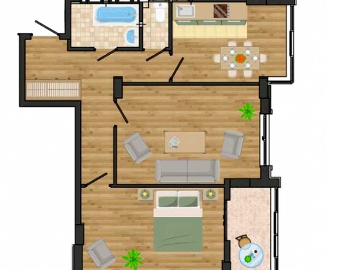 Квартира на вул. Миколаївська, 3-Б в Одесі, ID 309676, фото №17