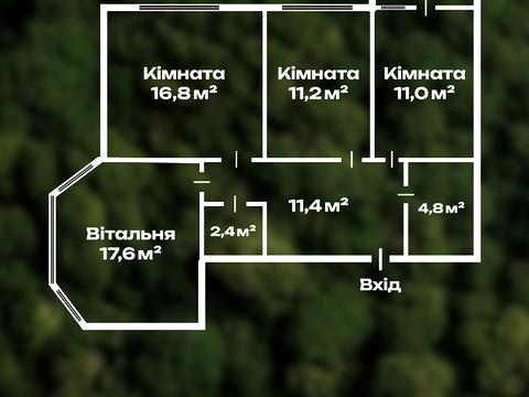 Квартира на вул. Юлії Здановської, 34-Б в Києві, ID 234718, фото №24