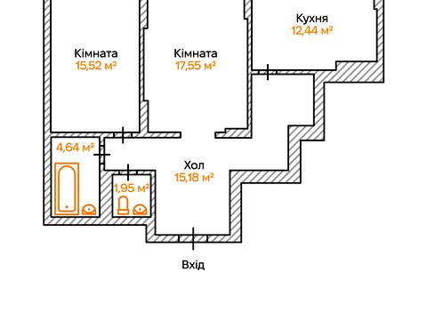 Квартира на шосе Столичне, 8 в Києві, ID 244914, фото №24