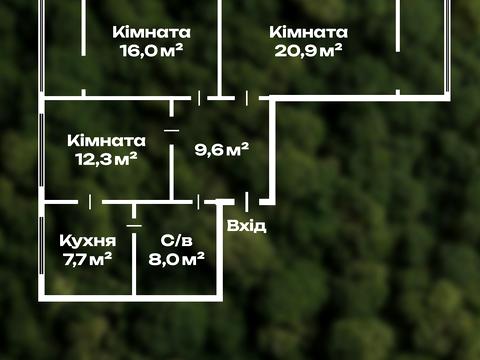 Квартира на вул. Рональда Рейгана, 8-А в Києві, ID 241611, фото №21