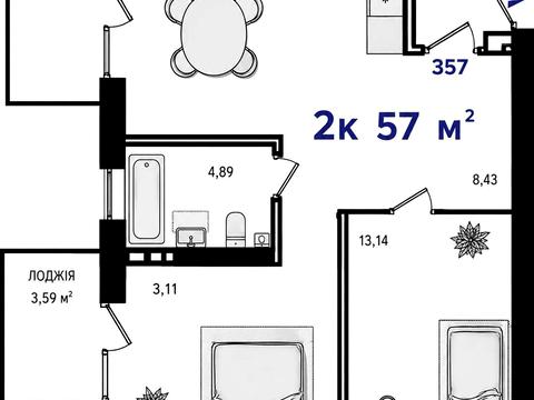 Квартира на вул. Симона Петлюри в Івано-Франківську, ID 249555, фото №7