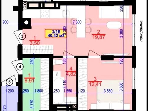 Квартира на вул. Національної Гвардії, 3-В в Івано-Франківську, ID 252249, фото №9