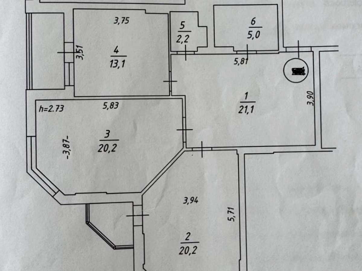 Квартира на вул. В'ячеслава Чорновола, 11 в Києві, ID 309658, фото №14