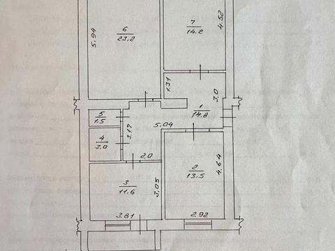 Квартира на вул. Михайла Грушевського вул. , 97/2 в Черкасах, ID 257808, фото №15
