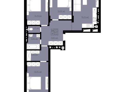 Квартира на вул. Личаківська, 205 в Львові, ID 263386, фото №24
