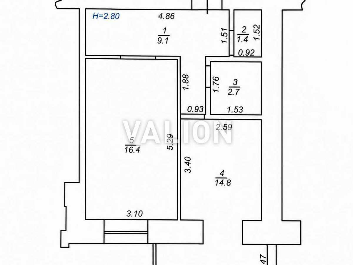 Квартира на вул. Жулянська, 1-А в Києві, ID 313341, фото №10