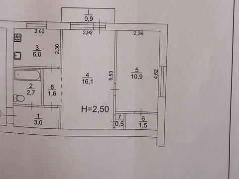 Квартира на вул. Січеславська, 20 в Кривому Розі, ID 264859, фото №24