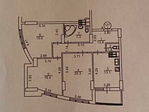 Квартира на просп. Берестейський, 121-А в Києві, ID 290628, фото №16