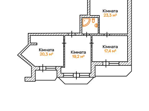 Квартира на вул. Бориса Гмирі, 4 в Києві, ID 267716, фото №16
