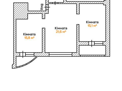 Квартира на вул. Бориса Гмирі, 4 в Києві, ID 268017, фото №12