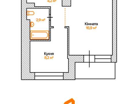 Квартира на просп. Берестейський, 12 в Києві, ID 290596, фото №15
