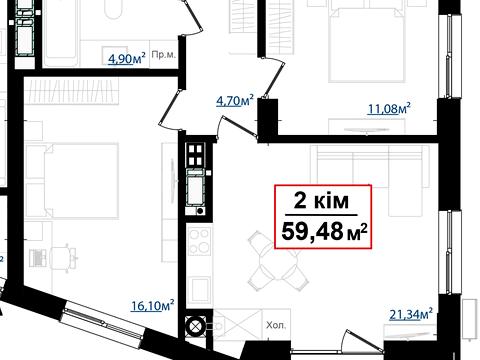 Квартира на вул. Федьковича в Івано-Франківську, ID 269664, фото №11