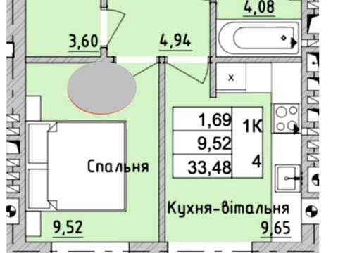 Квартира на вул. Григорія Сковороди в Києві, ID 269712, фото №1