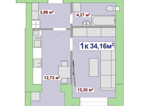 Квартира на вул. Чорновола в Івано-Франківську, ID 270149, фото №4