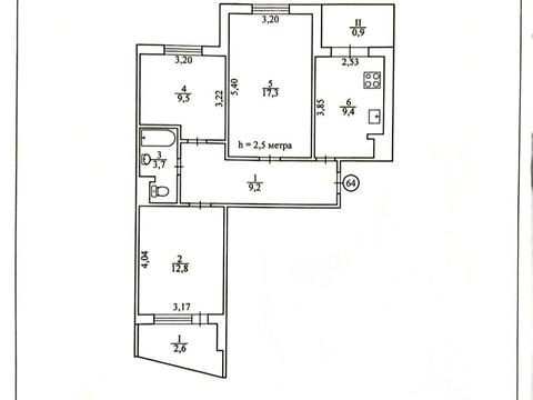 Квартира на бул. Європейський, 17 в Кривому Розі, ID 270611, фото №12
