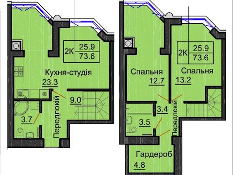 Квартира на просп. Мартинова в Києві, ID 274303, фото №8