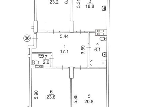 Квартира на вул. Михайла Максимовича, 3-Г в Києві, ID 273865, фото №33