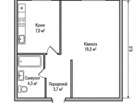 Квартира на узвіз Кловський, 20 в Києві, ID 274673, фото №7