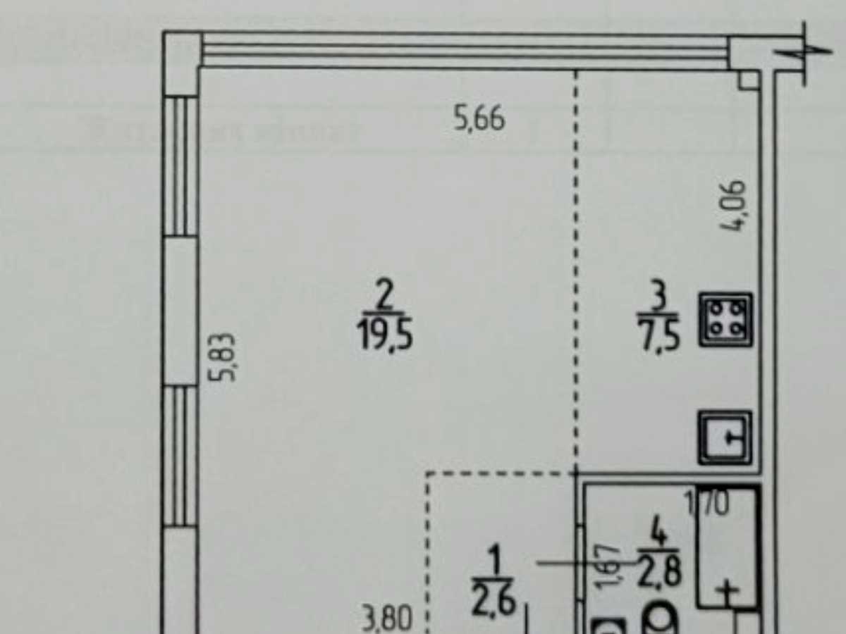Квартира на вул. Інститутська, 2А в Києві, ID 389076, фото №9