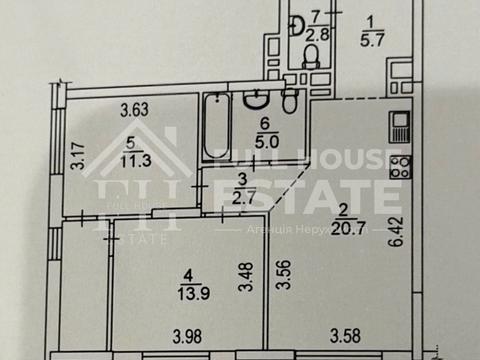Квартира на вул. Всеволода Змієнка вул., 15/23 в Києві, ID 275782, фото №24