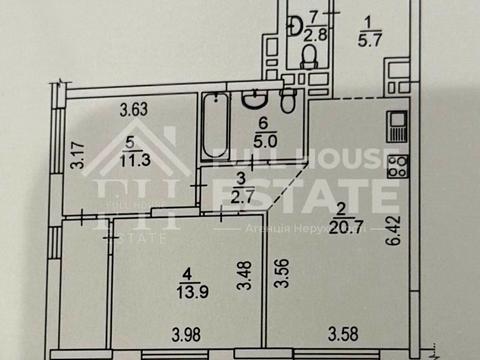Квартира на вул. Всеволода Змієнка вул., 15/23 в Києві, ID 276572, фото №22