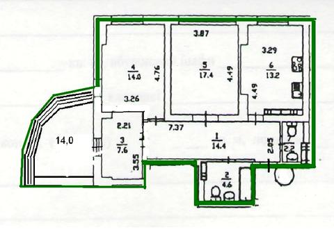Квартира на бул. Верховної Ради, 14-Б в Києві, ID 277060, фото №32