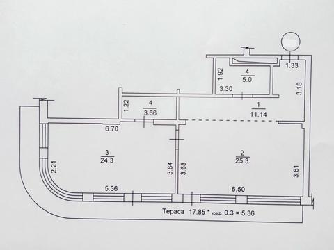 Квартира на вул. Михайла Бойчука, 19-А в Києві, ID 277889, фото №32