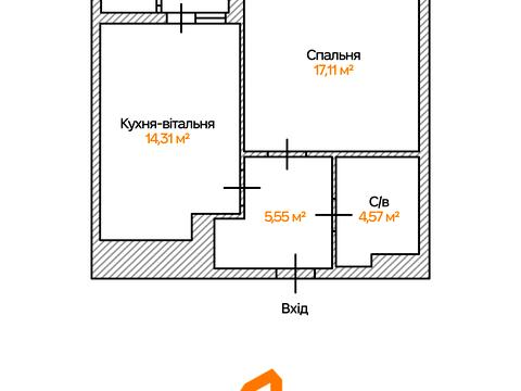 Квартира на вул. Гліба Бабіча, 8-Г в Києві, ID 278522, фото №21