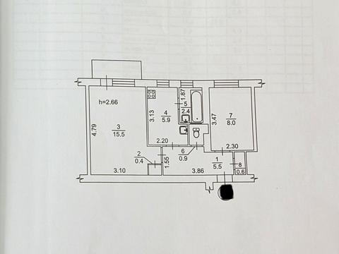 Квартира на вул. Цитадельна, 7 в Києві, ID 279521, фото №9