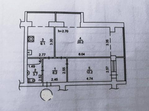 Квартира на вул. Січових Стрільців, 44 в Києві, ID 279905, фото №13