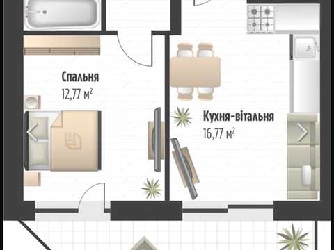 Квартира на вул. Пилипа Орлика в Львові, ID 281486, фото №7