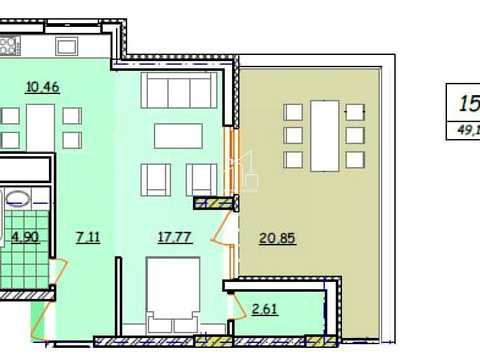 Квартира на вул. Очеретяна в Львові, ID 282043, фото №7