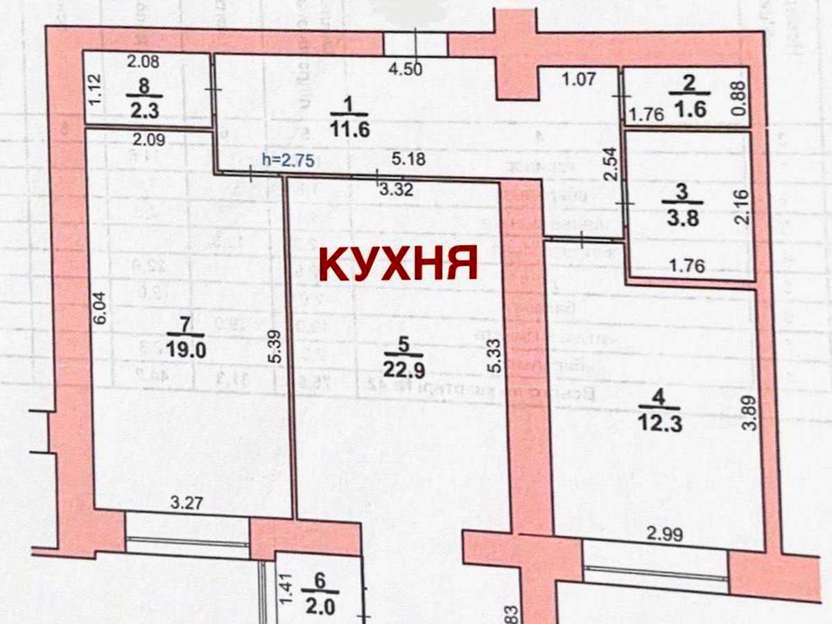 Квартира на вул. Лісогринівецька, 30/4 в Хмельницькому, ID 392272, фото №7