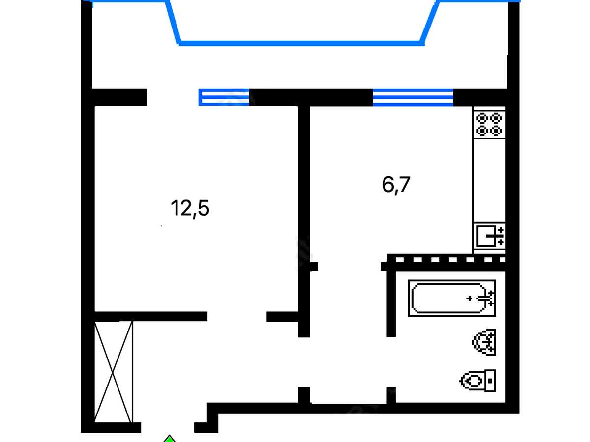 Квартира на вул. Прилужна, 10 в Київ, ID 303435, фото №2