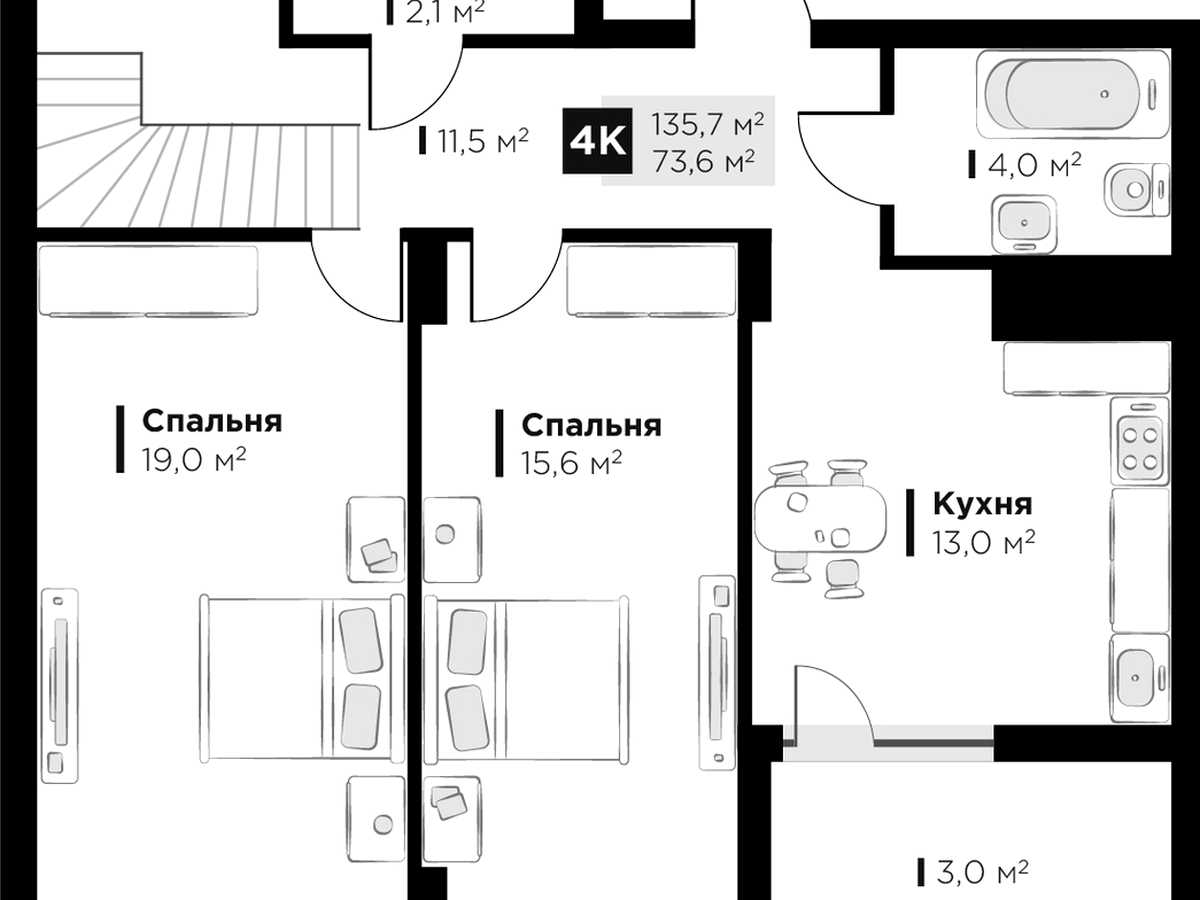 Квартира на вул. Червоної Калини, 4-А в Львові, ID 309608, фото №18