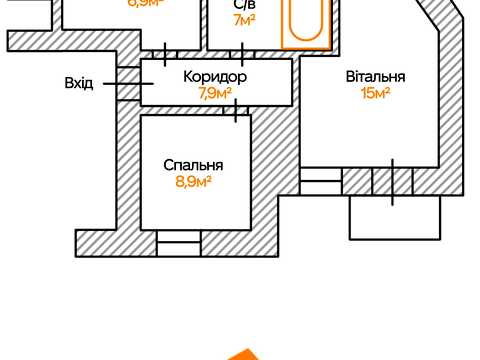 Квартира на вул. Антоновича, 38-В в Києві, ID 285519, фото №16