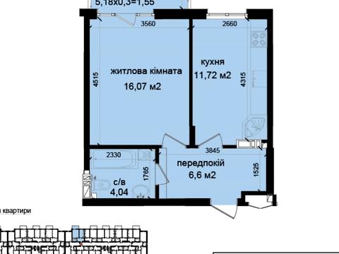 Квартира на вул. Метрологічна, 107 в Києві, ID 286649, фото №20