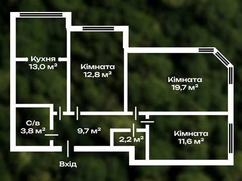 Квартира на вул. Героїв Небесної Сотні просп., 34/2 в Києві, ID 287583, фото №21
