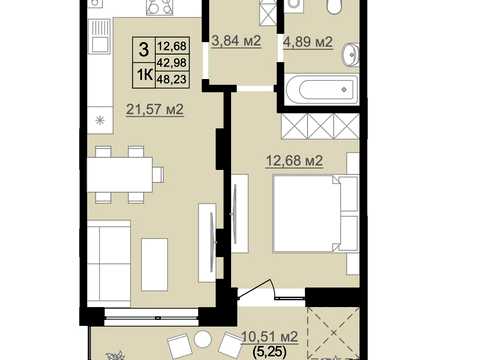Квартира на вул. Ярослава Дашкевича, 2 в Львові, ID 287677, фото №11