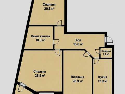 Квартира на просп. Голосіївський, 68 в Києві, ID 287716, фото №15